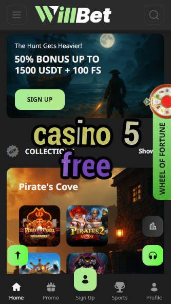 Casino 5 Free - 5 Free Spins Welcome Bonus-www.bdqngd.com
